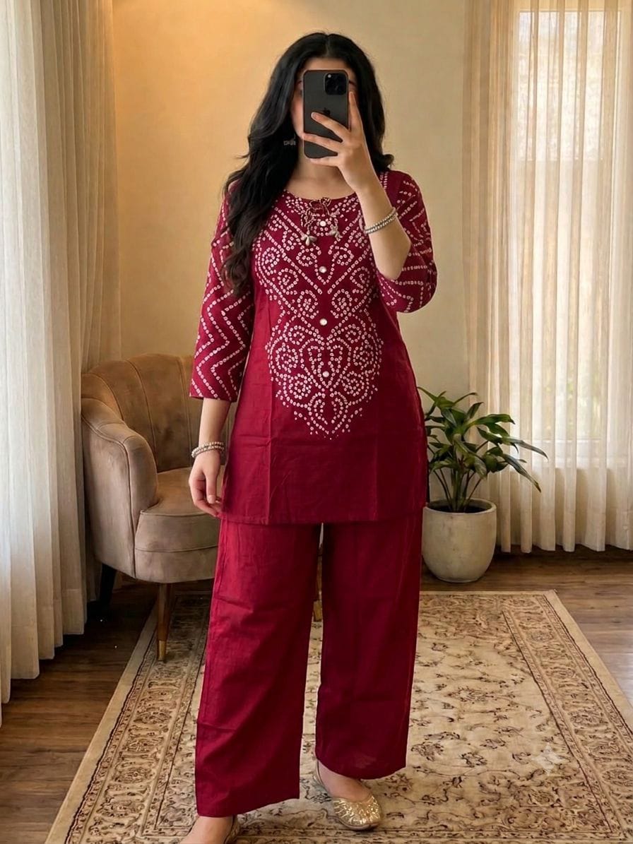 Bandhani Co-ord Set