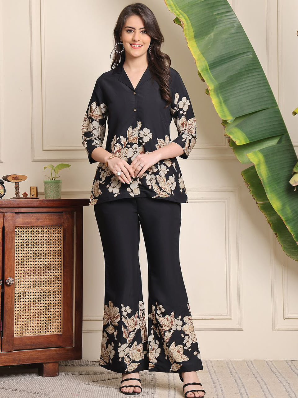Collar  Co-Ord set 