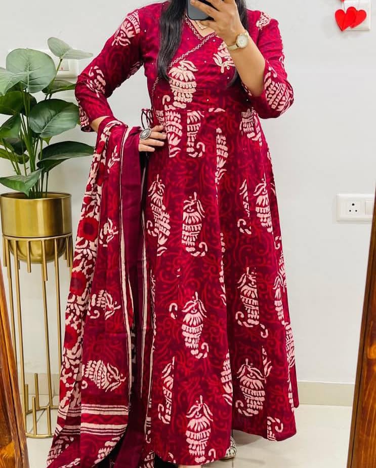 KALAMKARI BLOCK PRINT SUIT