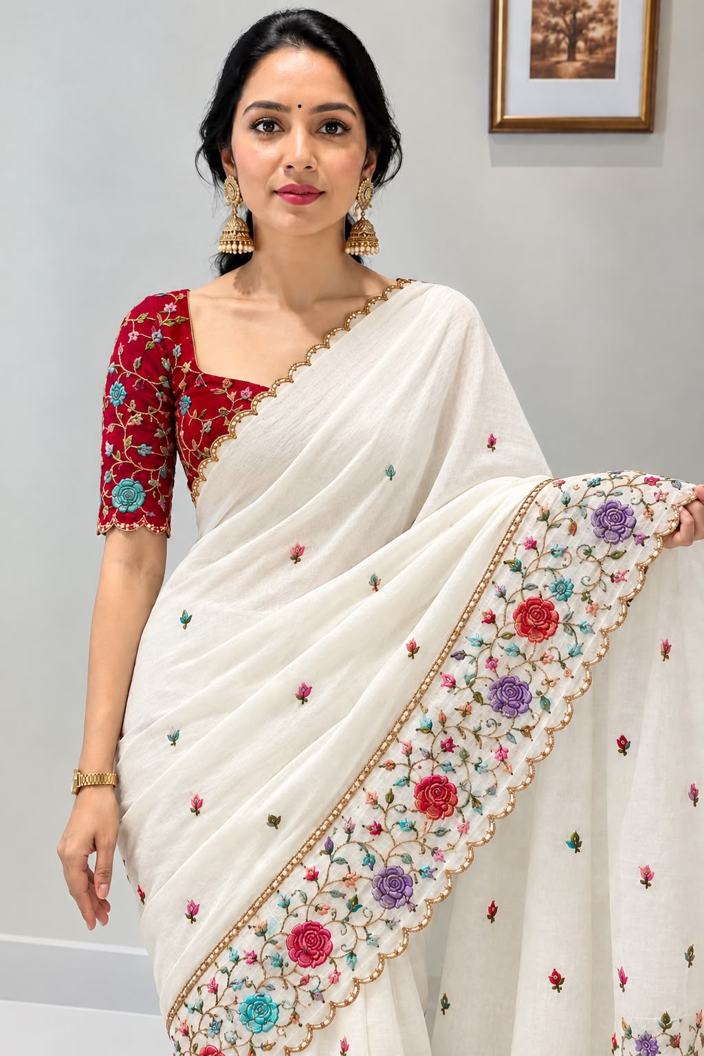 Georgette Designer Saree