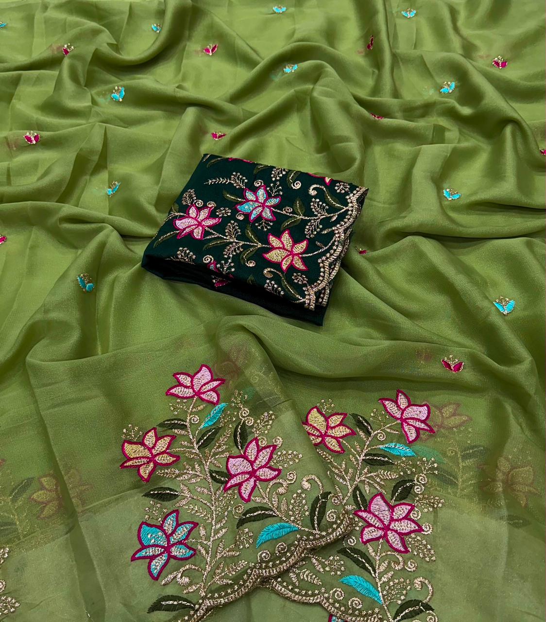 Georgette silk