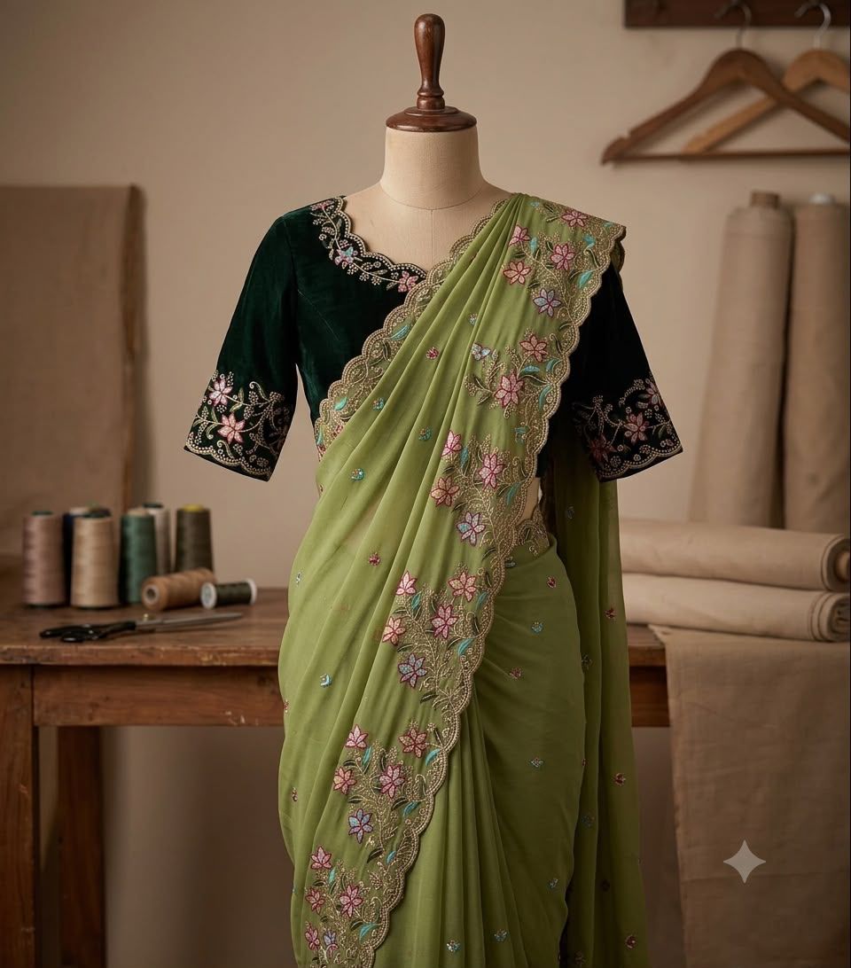Georgette silk