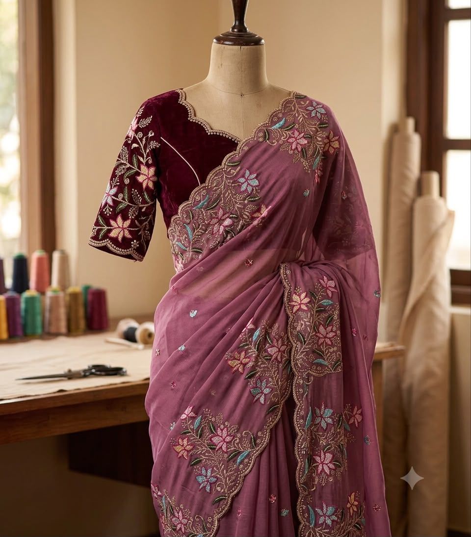 Georgette silk