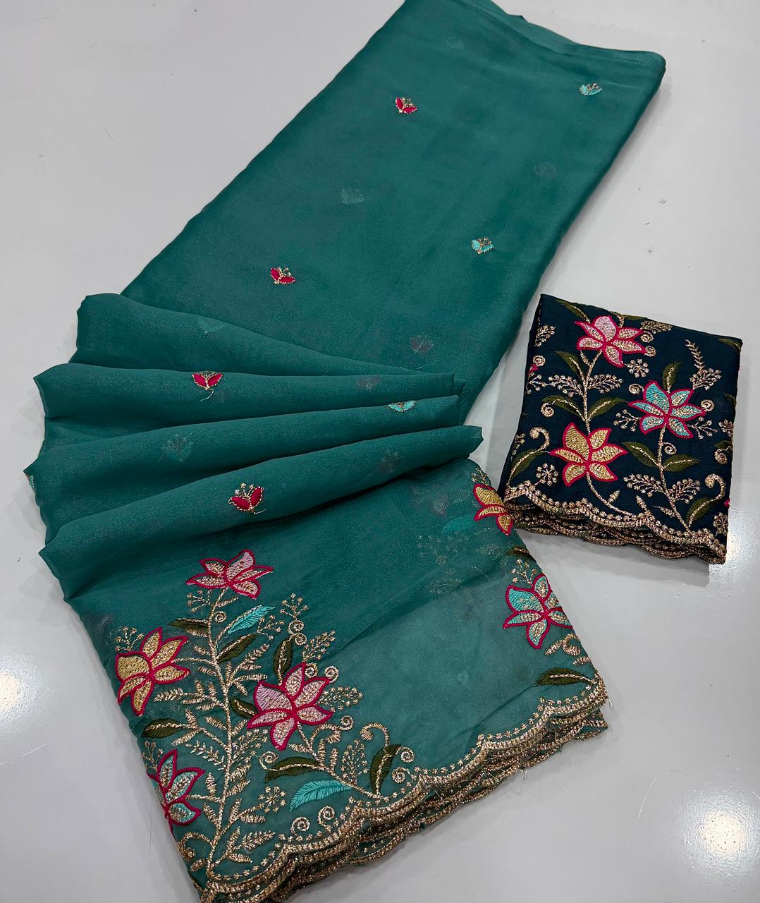 Georgette silk