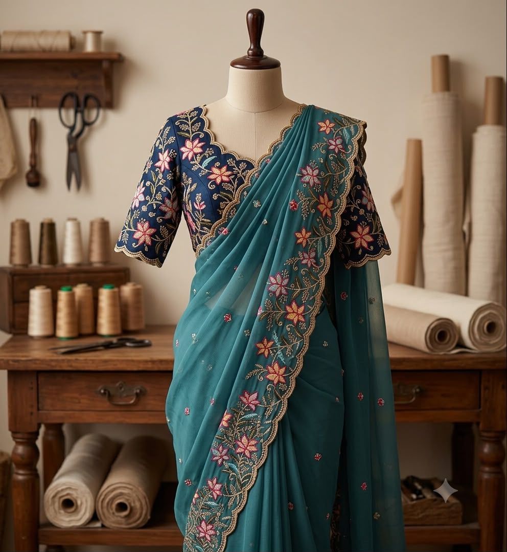 Georgette silk