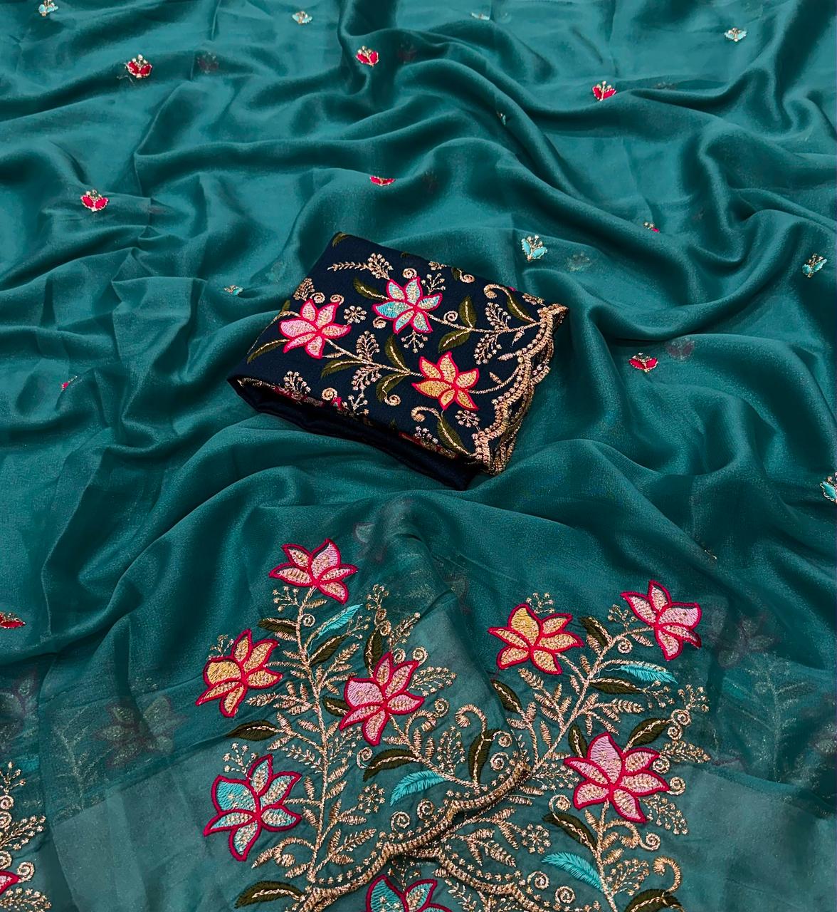 Georgette silk