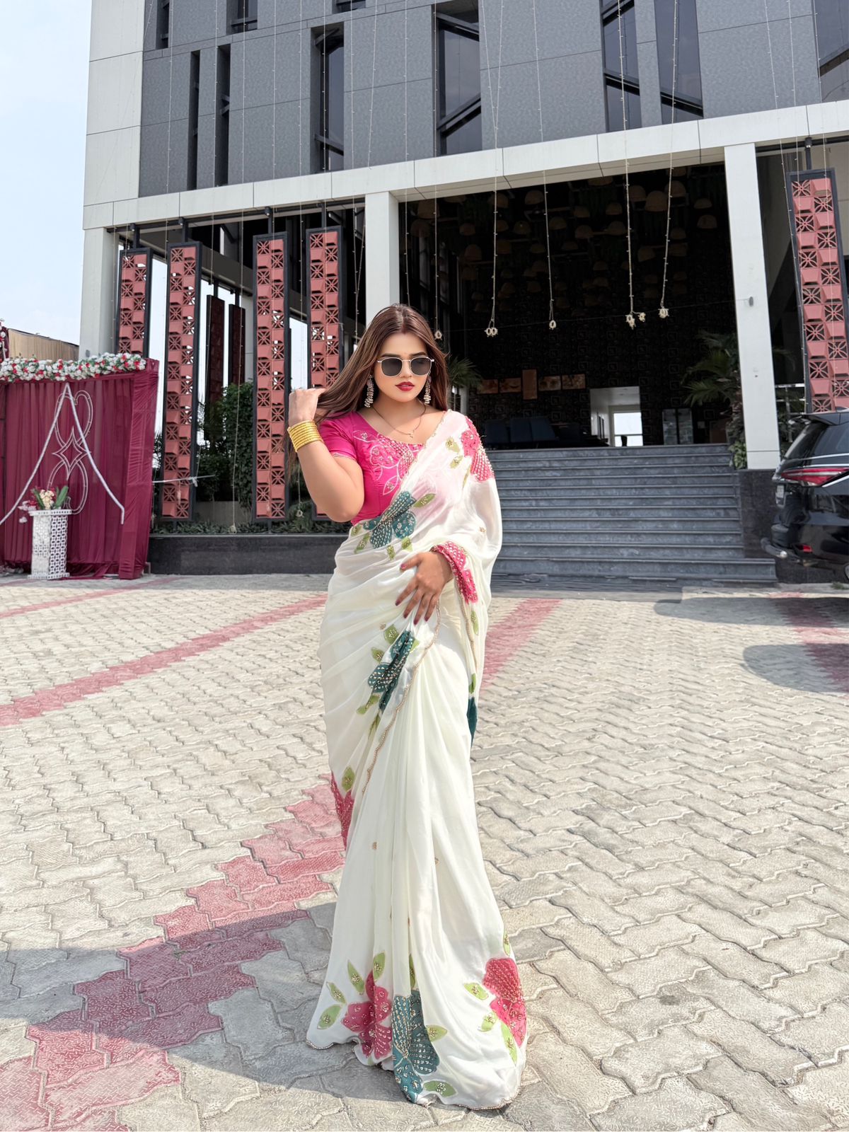 Heavy Rangoli Silks