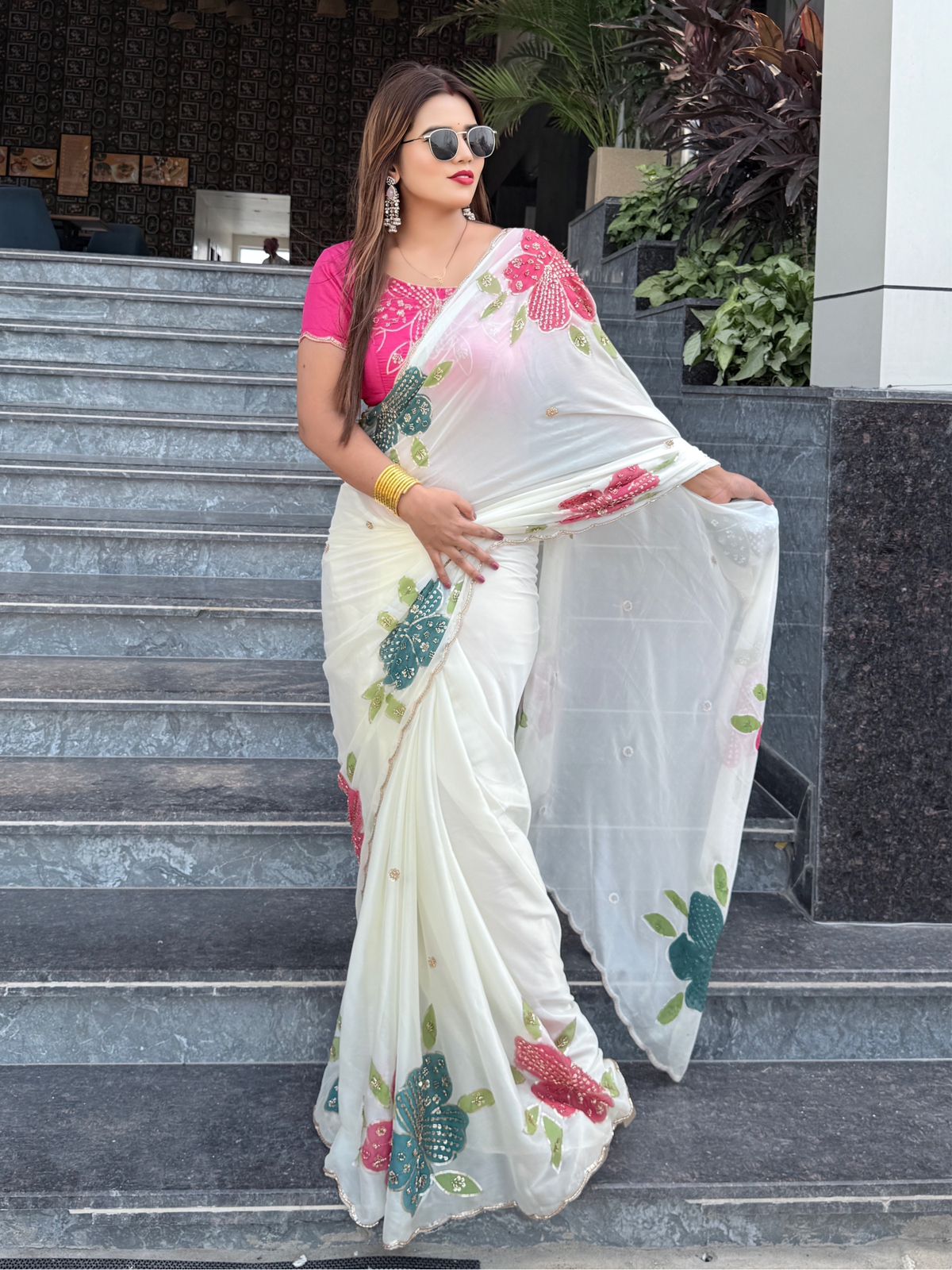 Heavy Rangoli Silks