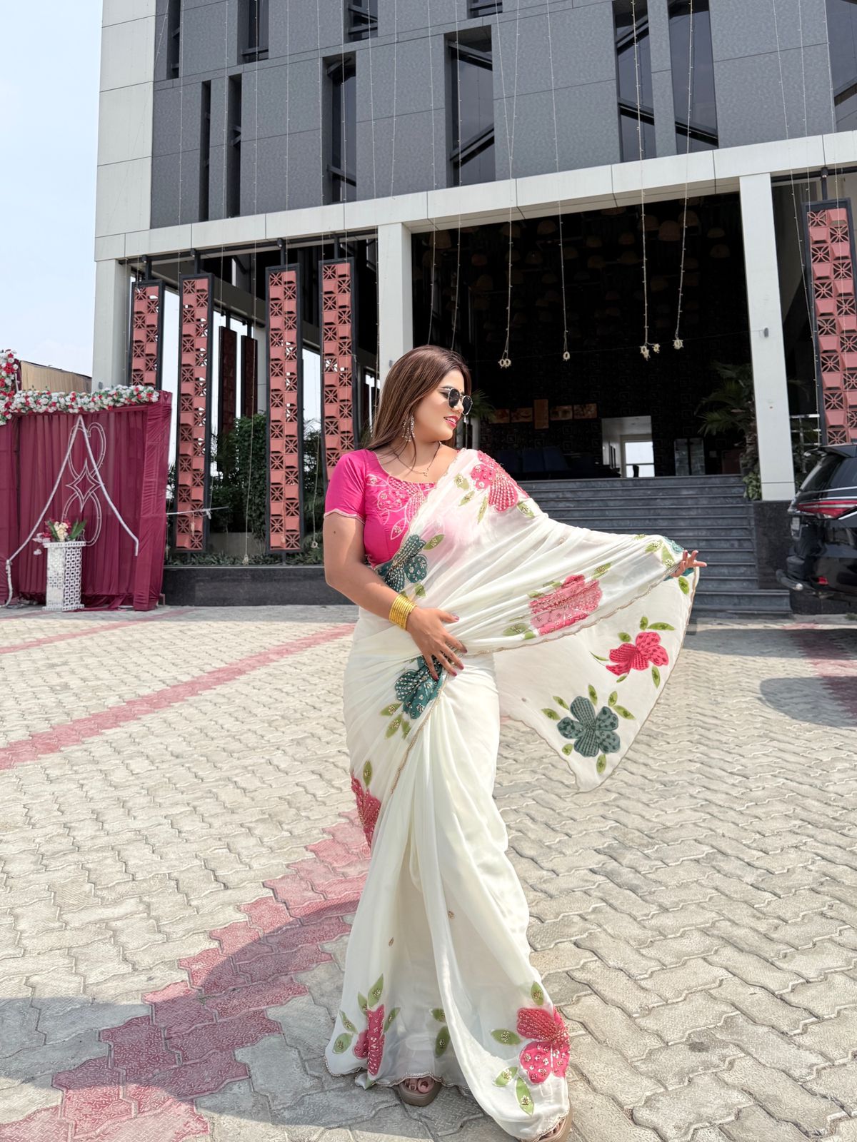 Heavy Rangoli Silks