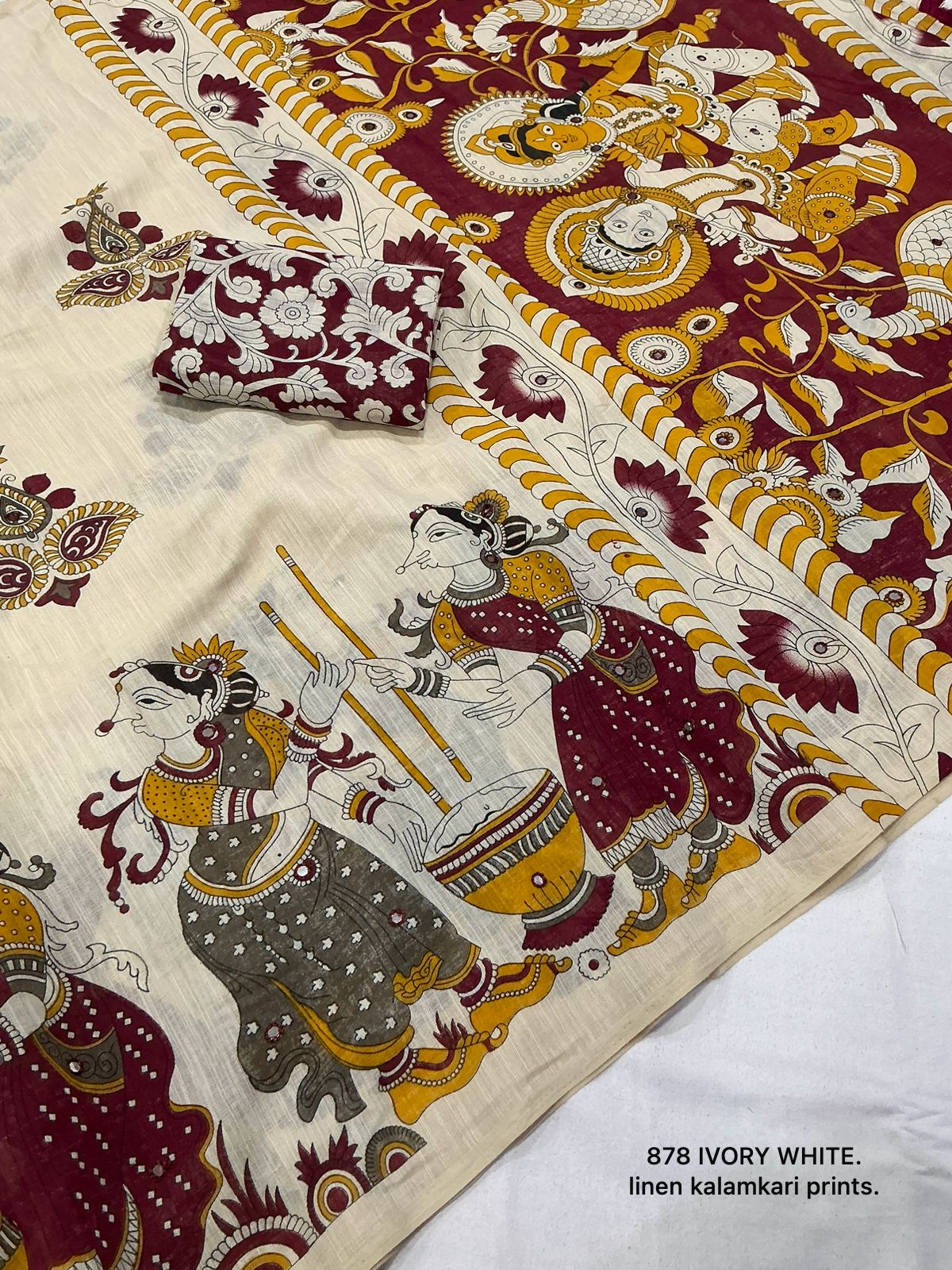 Linen kalamkari