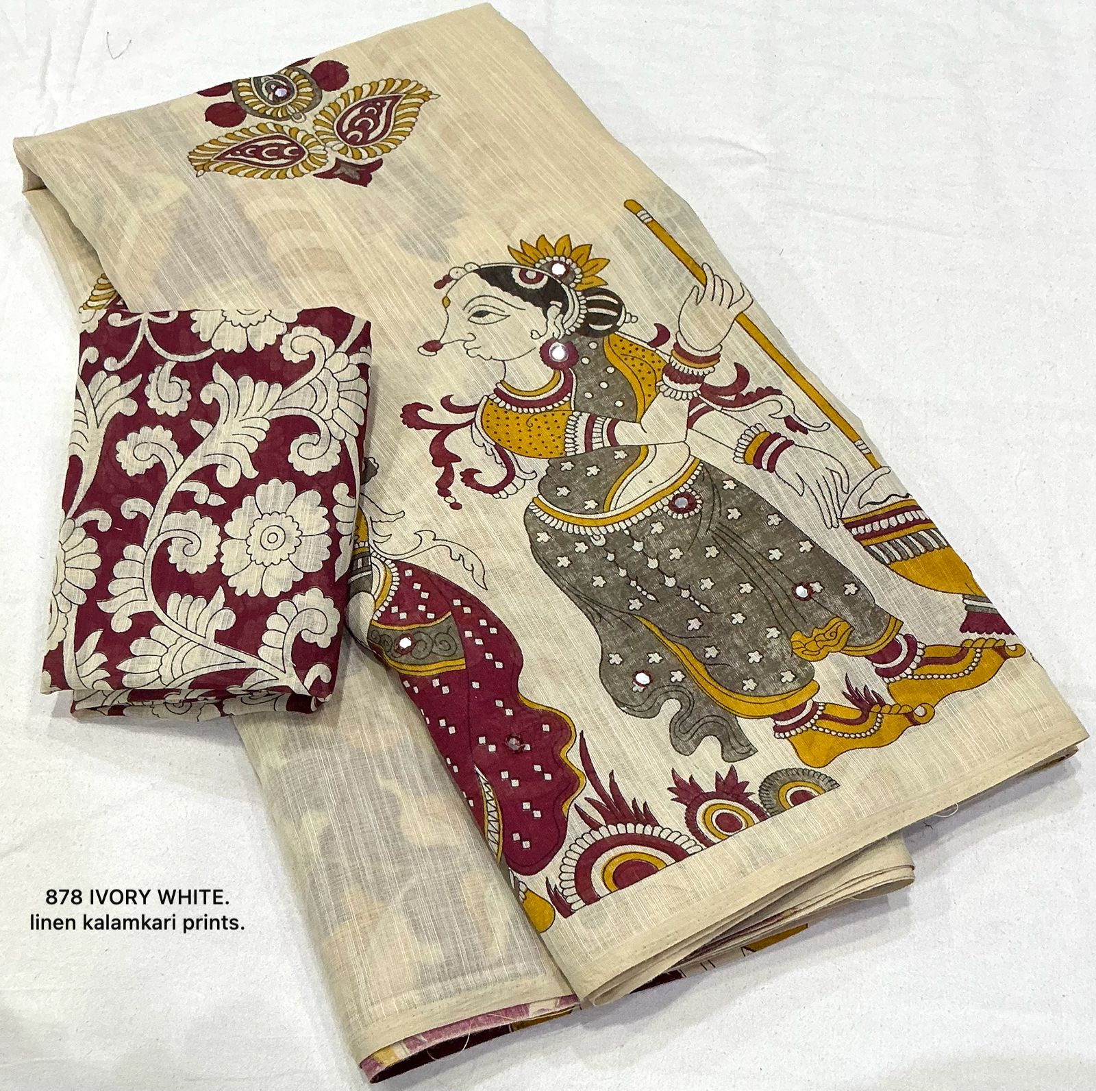 Linen kalamkari