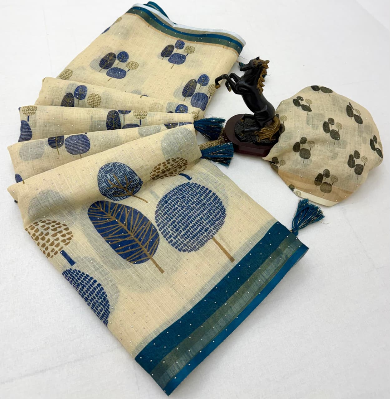 Linen Saree