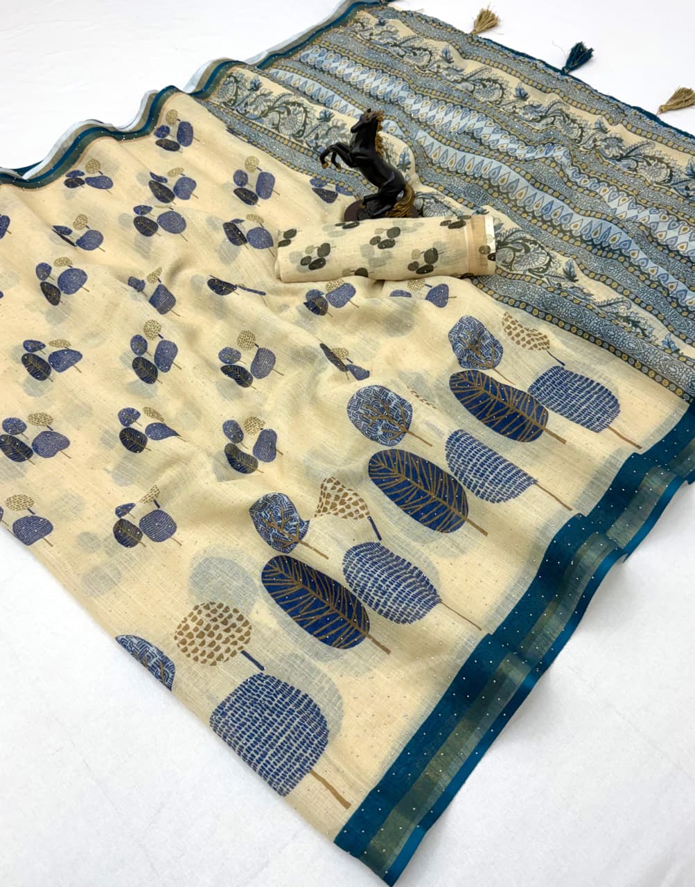 Linen Saree