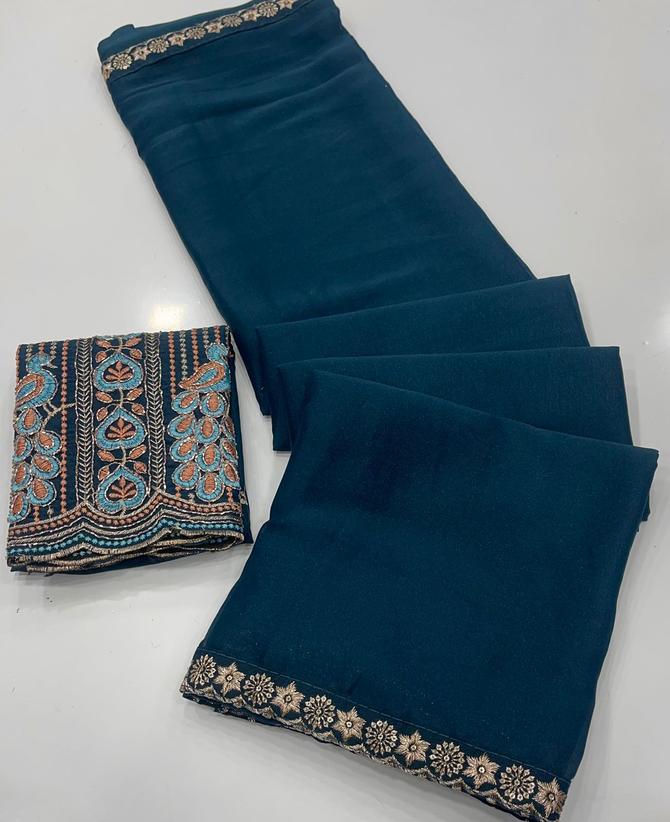 Rangoli silk