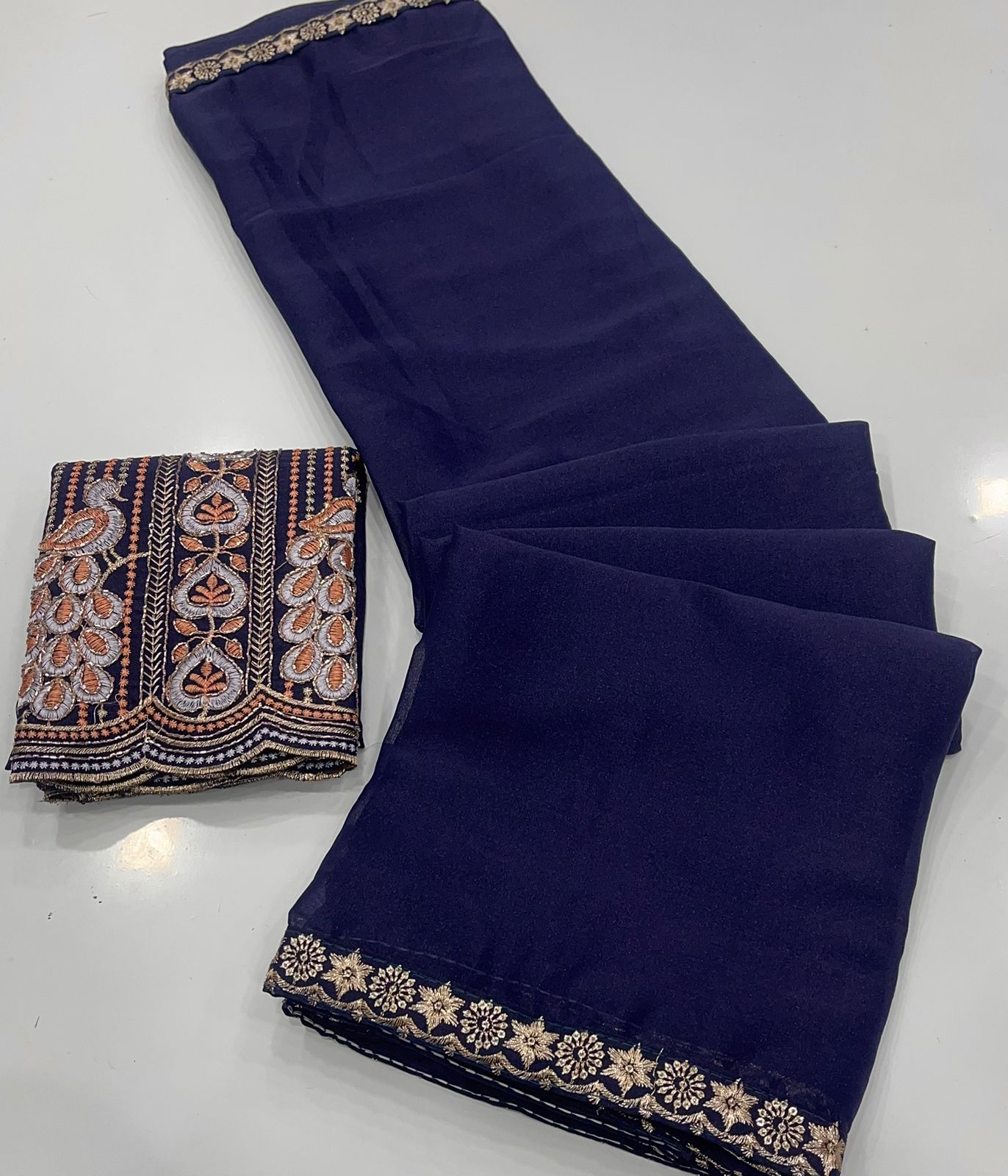 Rangoli silk