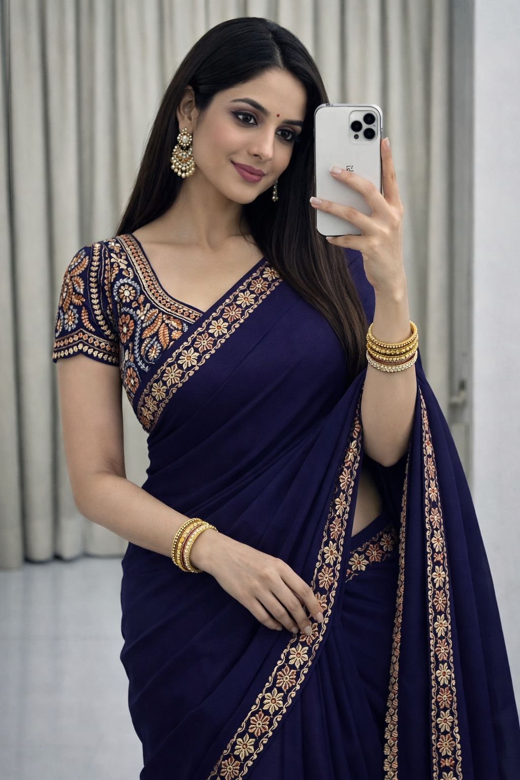 Rangoli silk