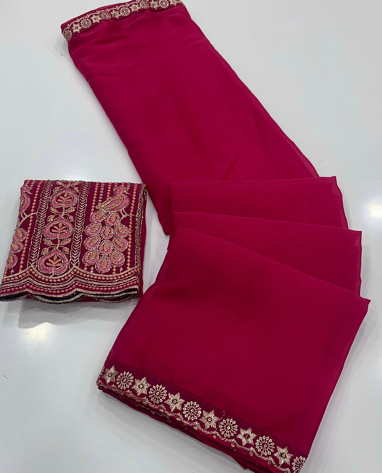 Rangoli silk