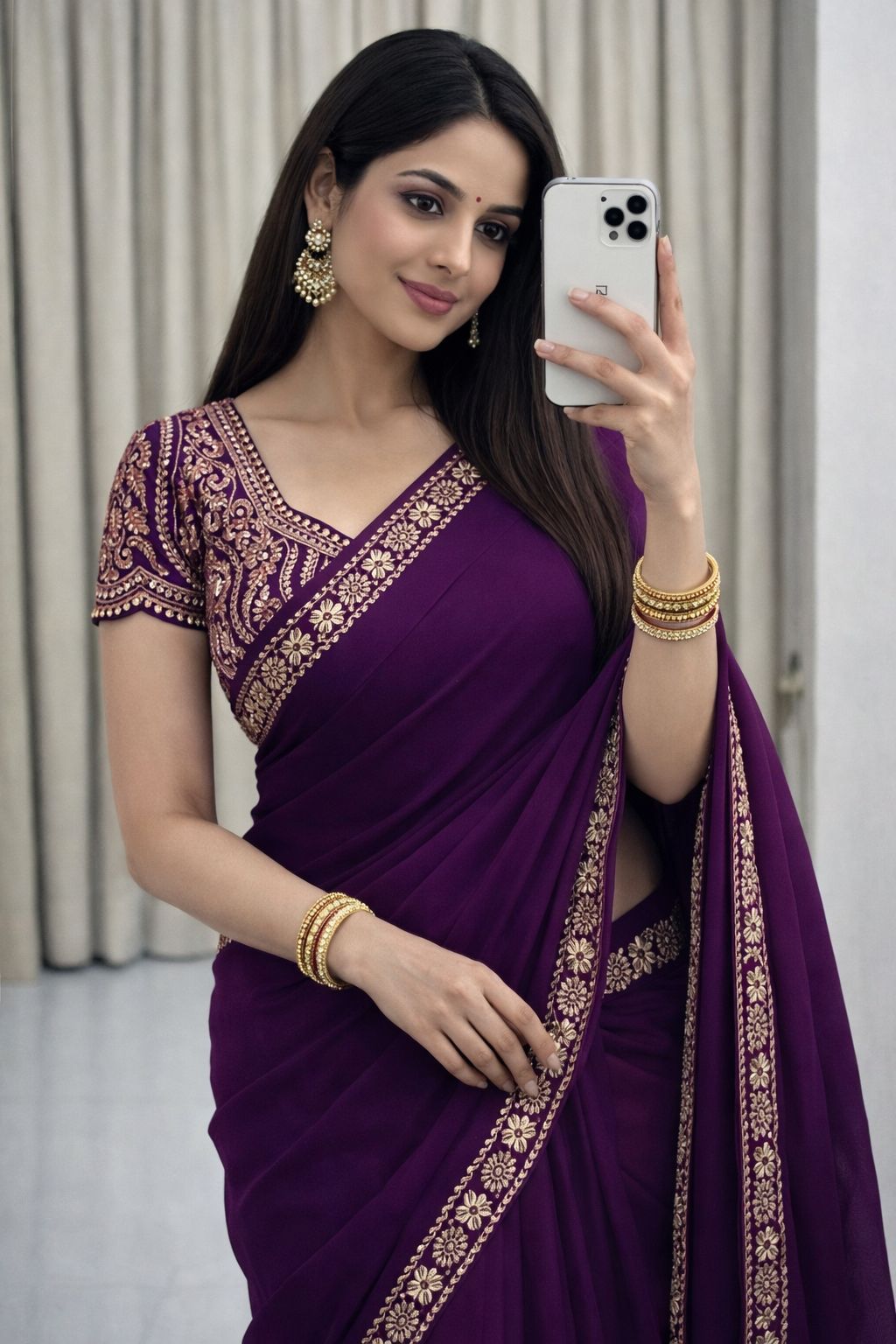 Rangoli silk