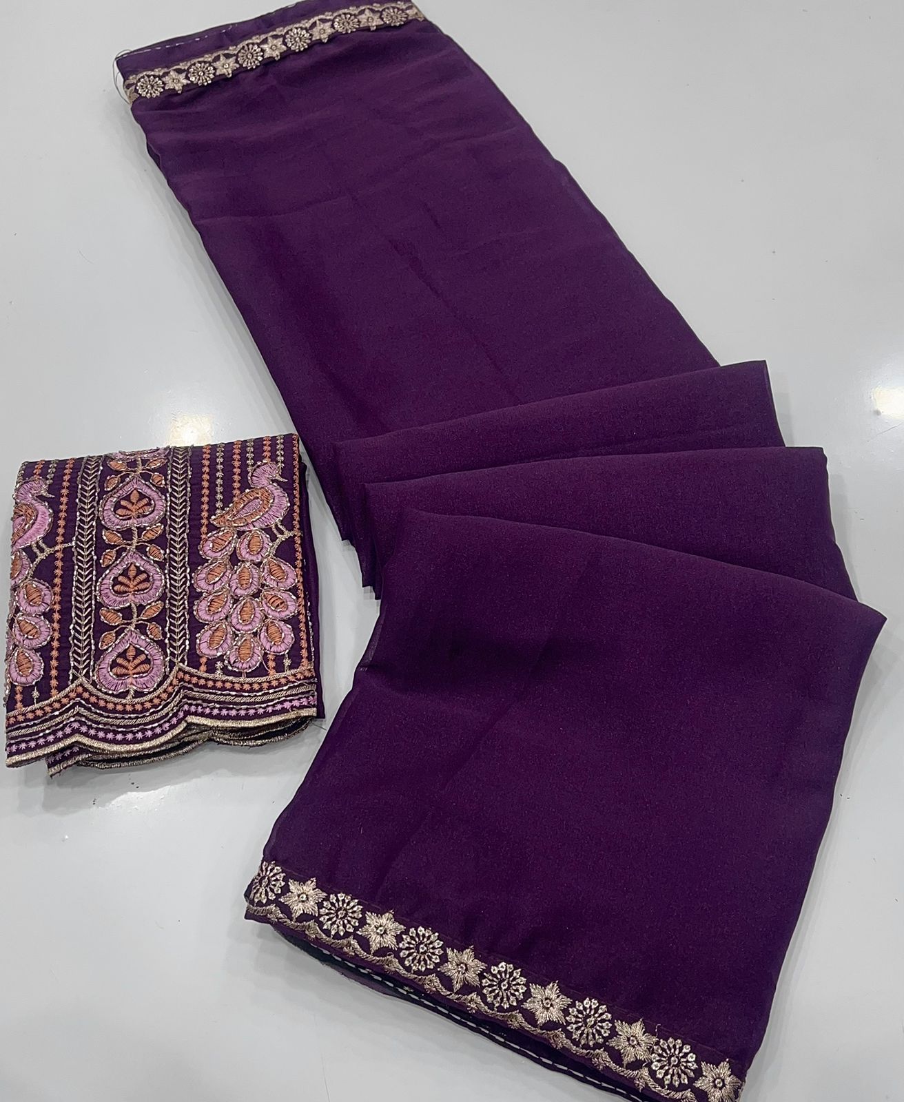 Rangoli silk