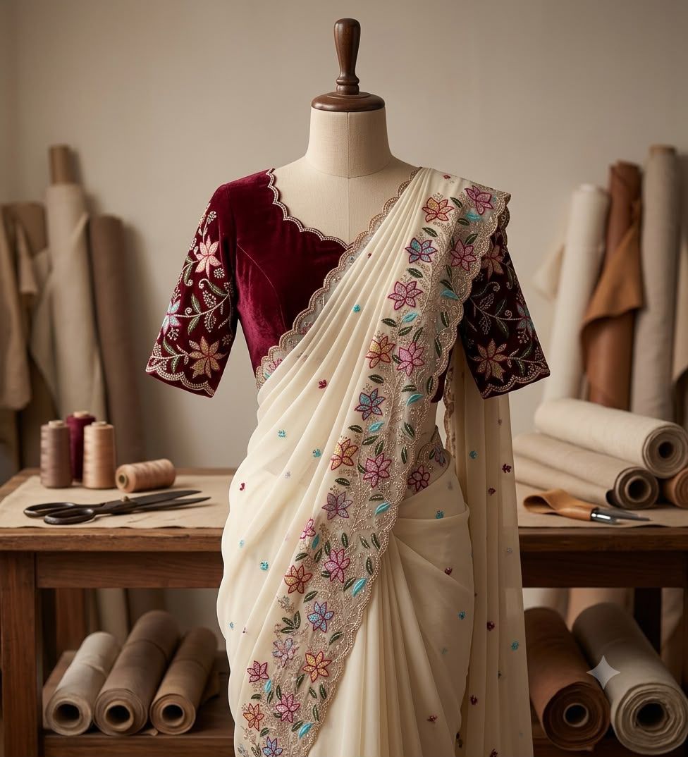 Georgette silk