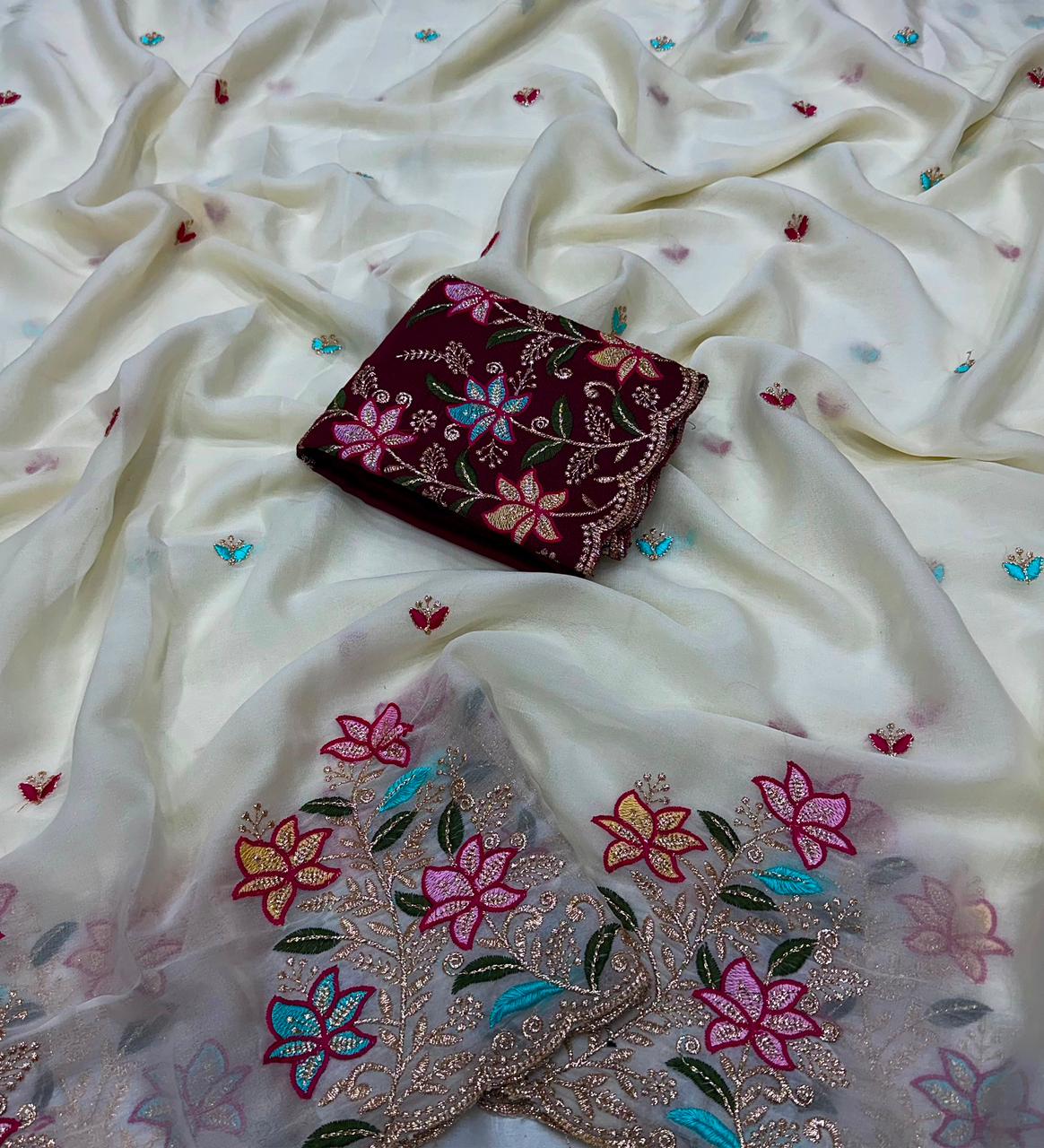 Georgette silk