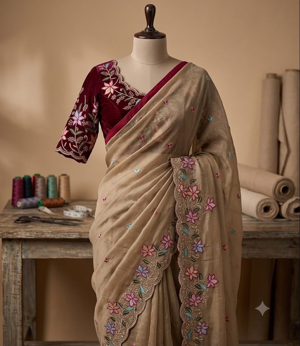 Georgette silk