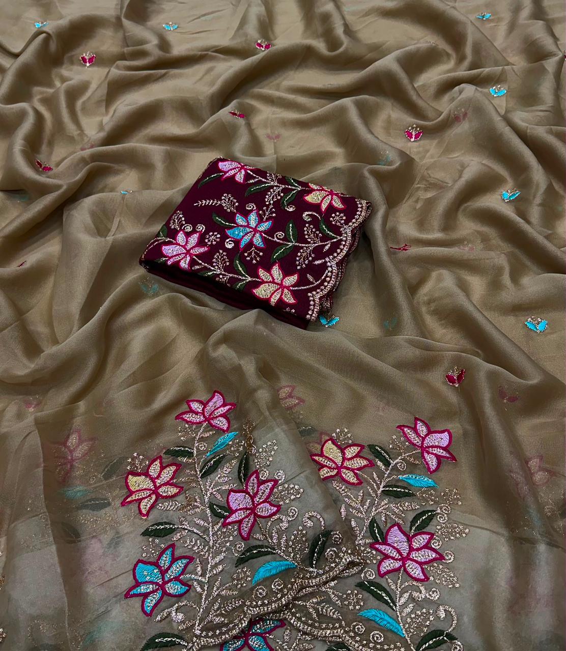 Georgette silk