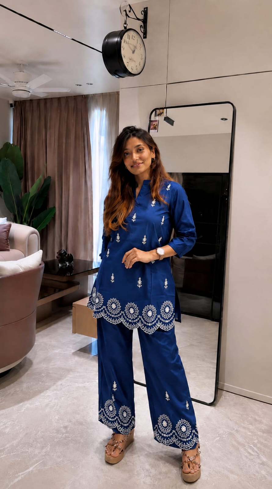 Embroidery Co-ord Set
