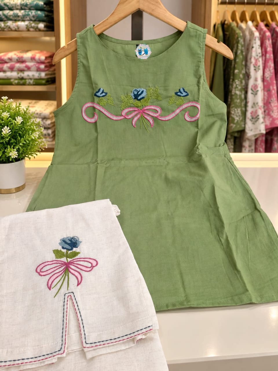 Pure cotton cord-set
